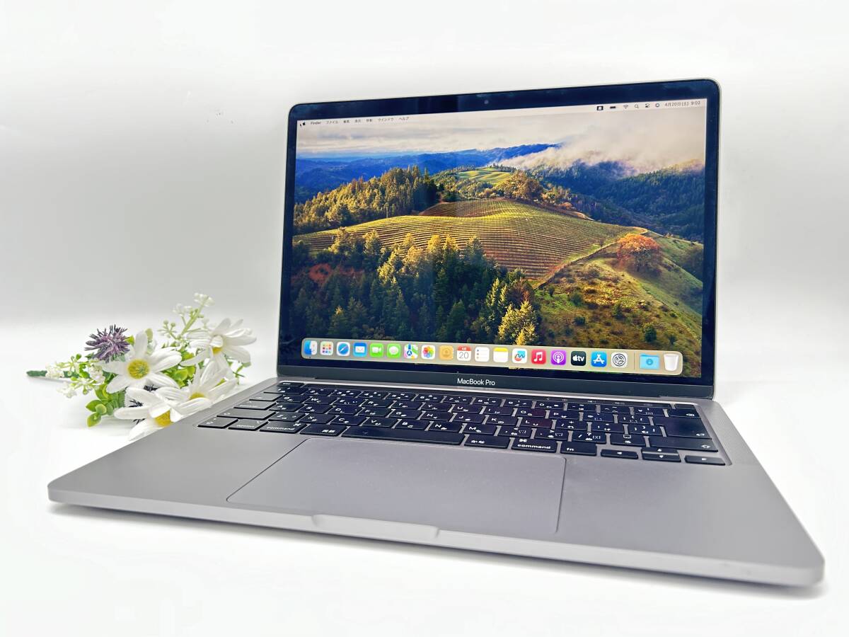 【美品☆充放電数56回】Apple MacBook Pro(13-inch,2020) A2289 Core i5(8257U)/1.4GHz RAM:8GB/SSD:256GB 13.3インチ Sonoma 動作品の画像1