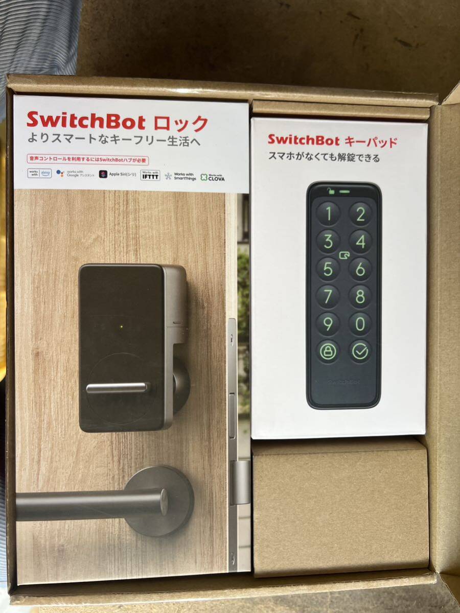 未使用訳あり品！SwitchBot スマートロック キーパッドセット！暗証番号 送料無料！！の画像1