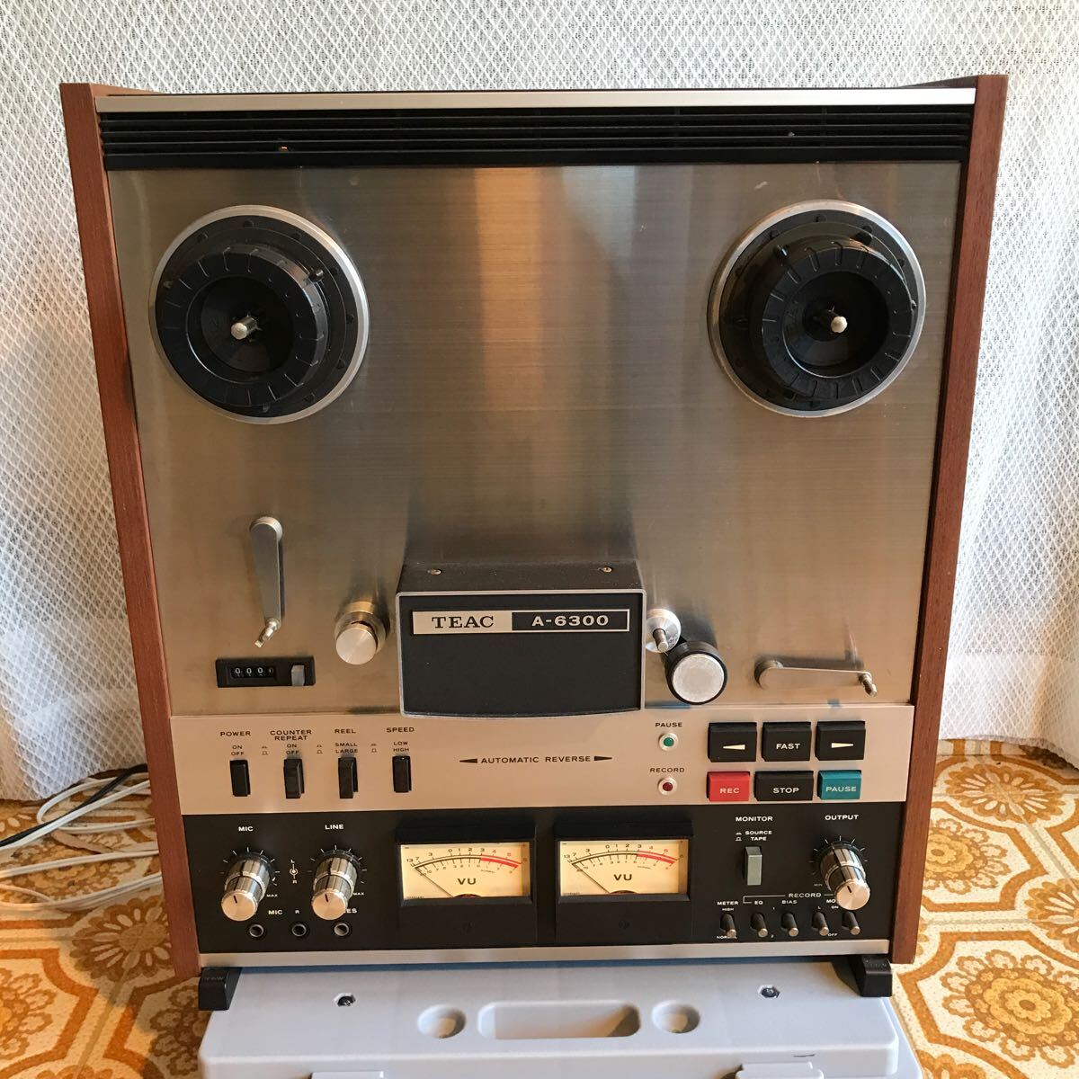 16800円 TEAC オープンリールデッキ A-6300(通電確認済み)(良品 16800円 TEAC オープンリールデッキ A-6300(通電確認済み)(良品