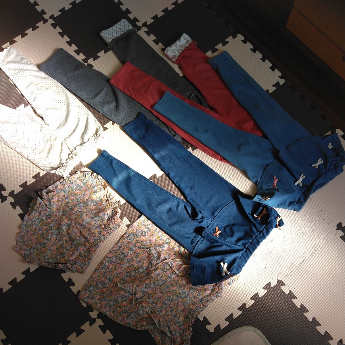  Kim rattan *PAIRMANON other pants girl 120 setup spring summer autumn winter set sale 