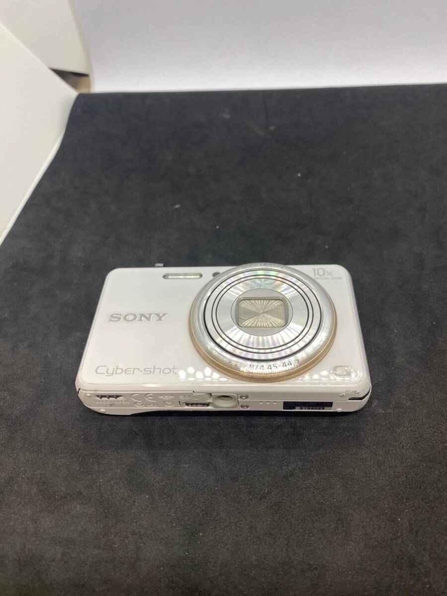 MS-5827 SONY ソニー Cyber-Shot サイバーショット DSC-WX100 Sony Lens G デジタルカメラ デジカメ ホワイト 通電確認済 の画像2