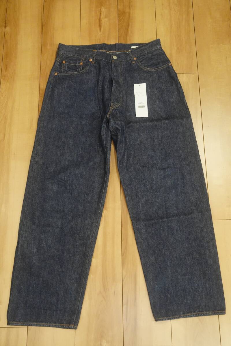 【美品】COMOLI コモリ 21SS Denim 5P PANT デニム 5P パンツ(T01-03006) ネイビー サイズ1■送料無料の画像1