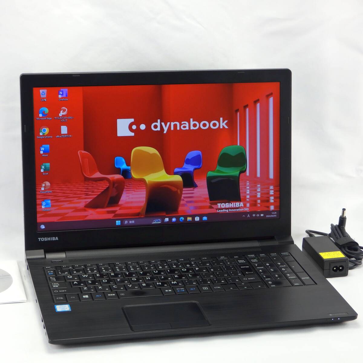 dynabook B55/D★Core i5-6200U/SSD128GB/8GBメモリ/15.6型/LED/WLAN/Bluetooth/DVD/USB3.0/SD/Win11/Office H＆B2019/B01の画像2