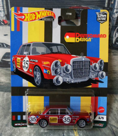 HotWheels DEUTSCHLAND DESIGN MERCEDES-BENZ 300SEL 6.8 AMG  ホットウィール プレミアム メルセデスベンツ   ///RT77の画像1