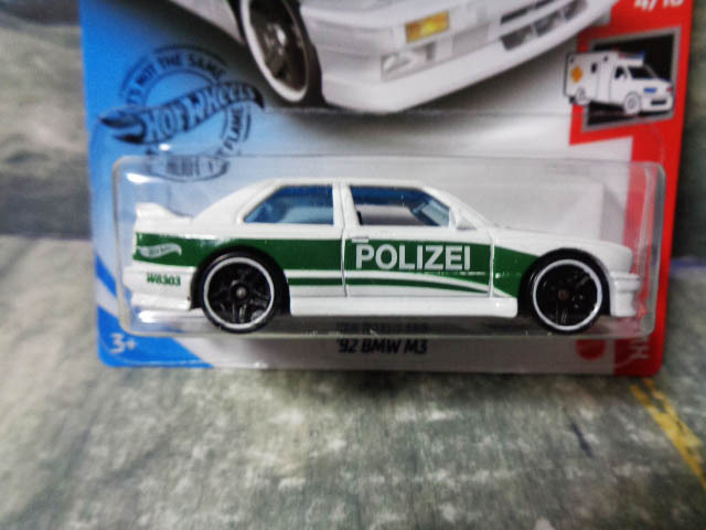 HotWheels '92 BMW M3 POLIZEI ホットウィール パトカー 警察車両   ///(058)の画像2