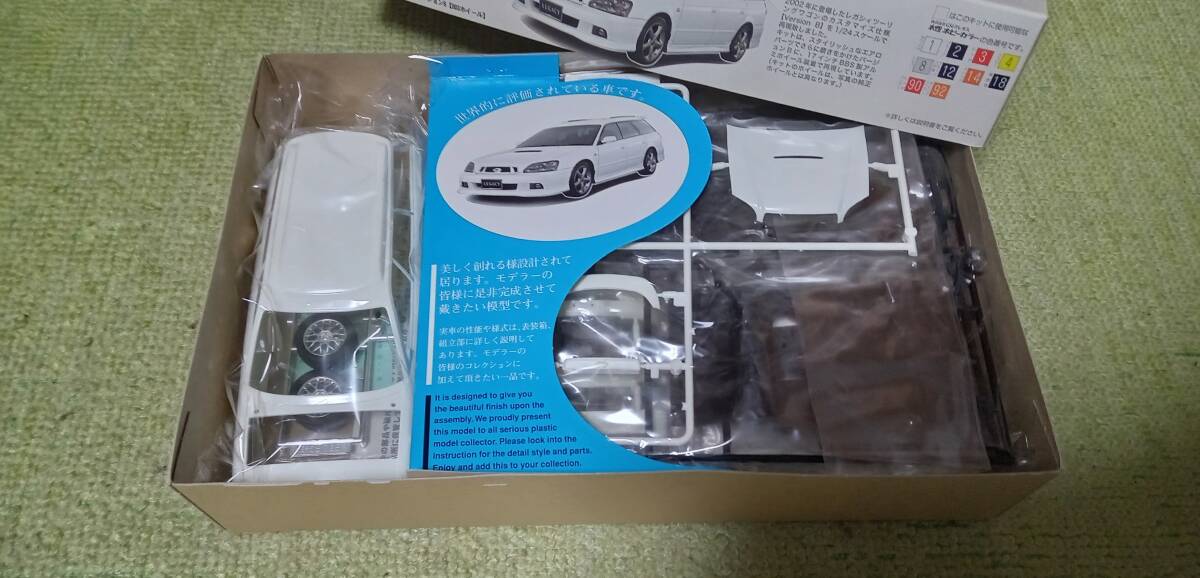  Fujimi 1/24 Subaru Legacy plastic model unassembly goods 