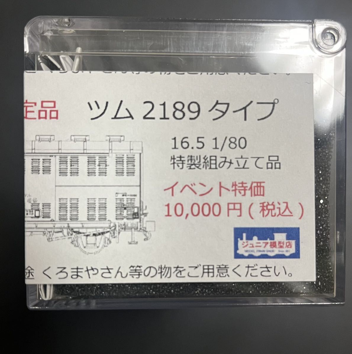 ジュニア模型　ツム1000最終生産タイプ　イベント限定品　ツム2189タイプ　組み立て完成品　おまけ付き_画像1