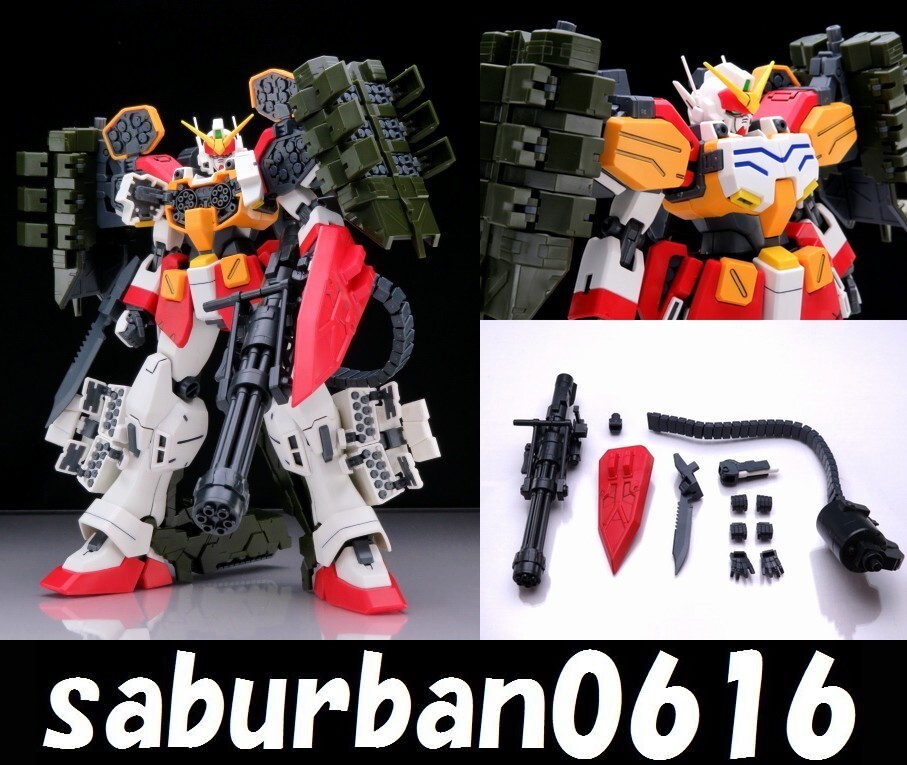 G0113完成品 1/100 MG ガンダム ヘビーアームズ イーゲル装備 G0113完成品 1/100 MG ガンダム ヘビーアームズ イーゲル装備