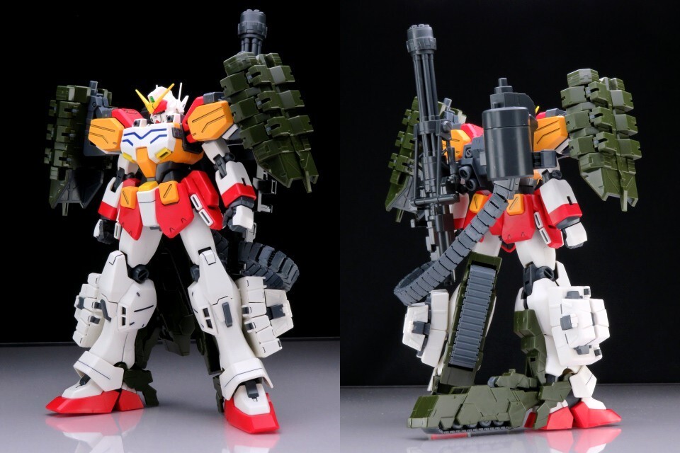 G0113完成品 1/100 MG ガンダム ヘビーアームズ イーゲル装備 敗者たちの栄光 Wガンダム EW エンドレスワルツ プレミアムバンダイ プレバン_画像2