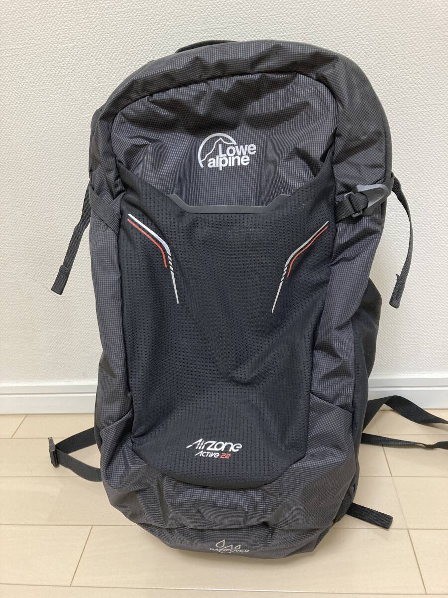  Lowe alpine ロウアルパイン Airzone active 22 22L Black 中古美品 送料無料 【1円スタート！】の画像1