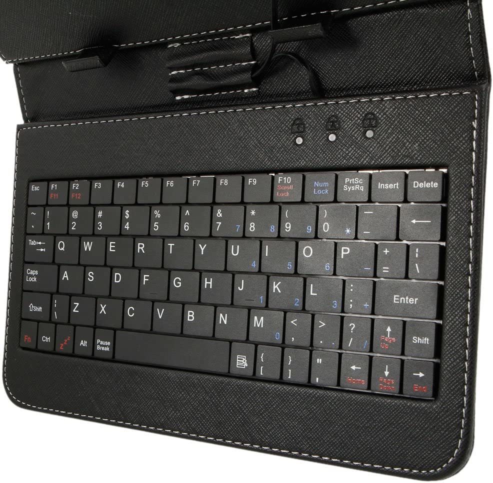 【microUSB】/7インチ専用タブレットキーボード付ケース＆サイズ調整機能付 アンドロイドタブレット (microUSB 端子) ;ZYX000163;の画像7