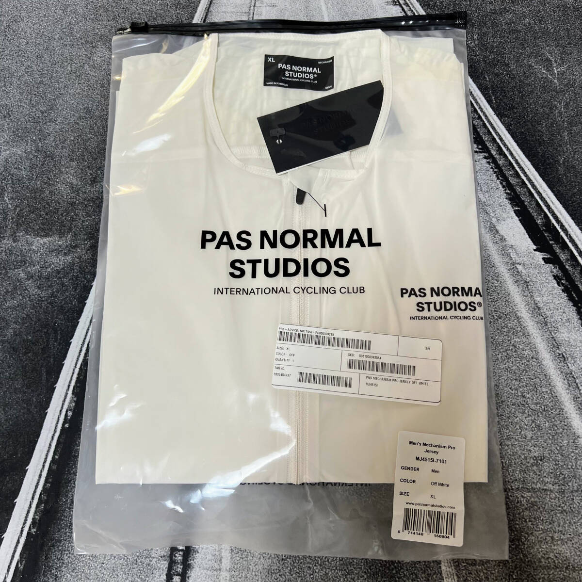 新品 Pas Normal Studios Mechanism Pro Jersey XLサイズ ホワイト パスノーマルスタジオ メンズ メカニズム プロ ジャージ 半袖 Raphaの画像8