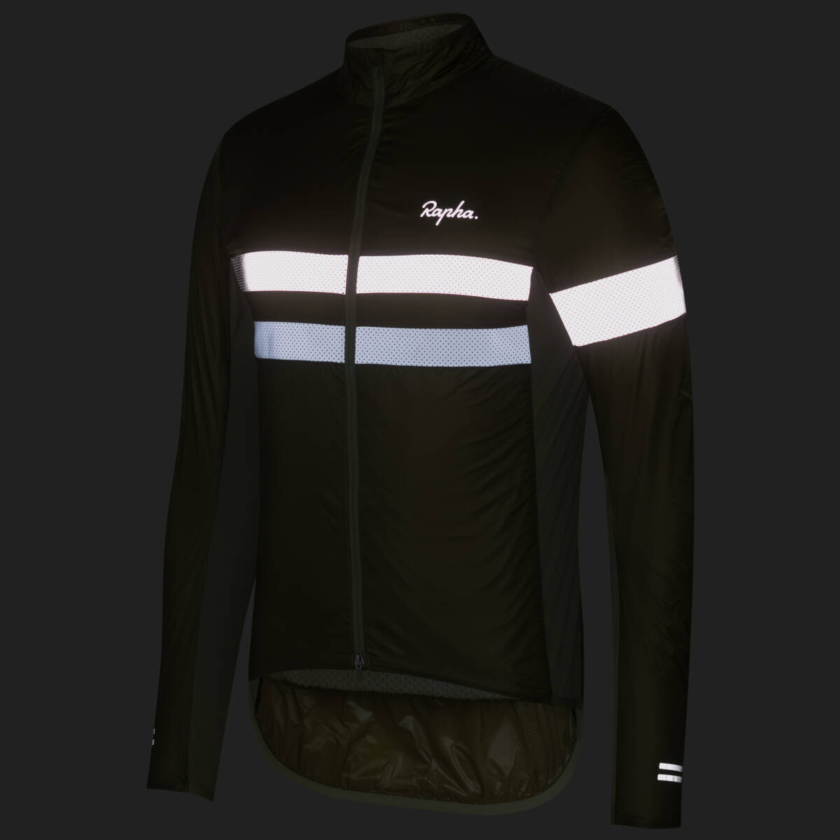 新品 Rapha Men's Brevet Insulated Jacket Mサイズ オリーブグリーン ラファ メンズ ブルベ インサレーティッド ジャケット_画像2