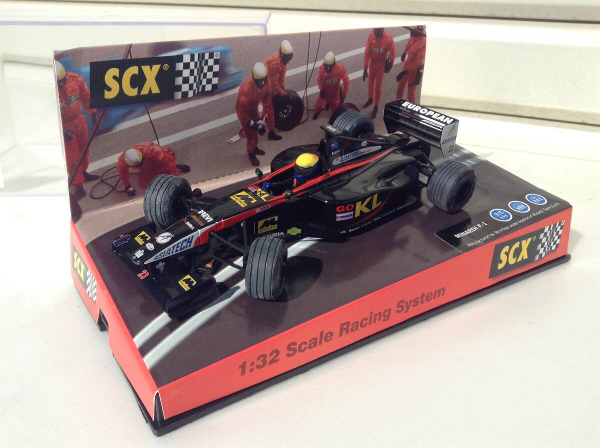 ◆◆TECNI-TOYS//SCX Australia-2002 Minardi F1// スロットカー 1/32 ミナルディ・メカニックタイヤセット・保管品・１円スタート！!◆◆