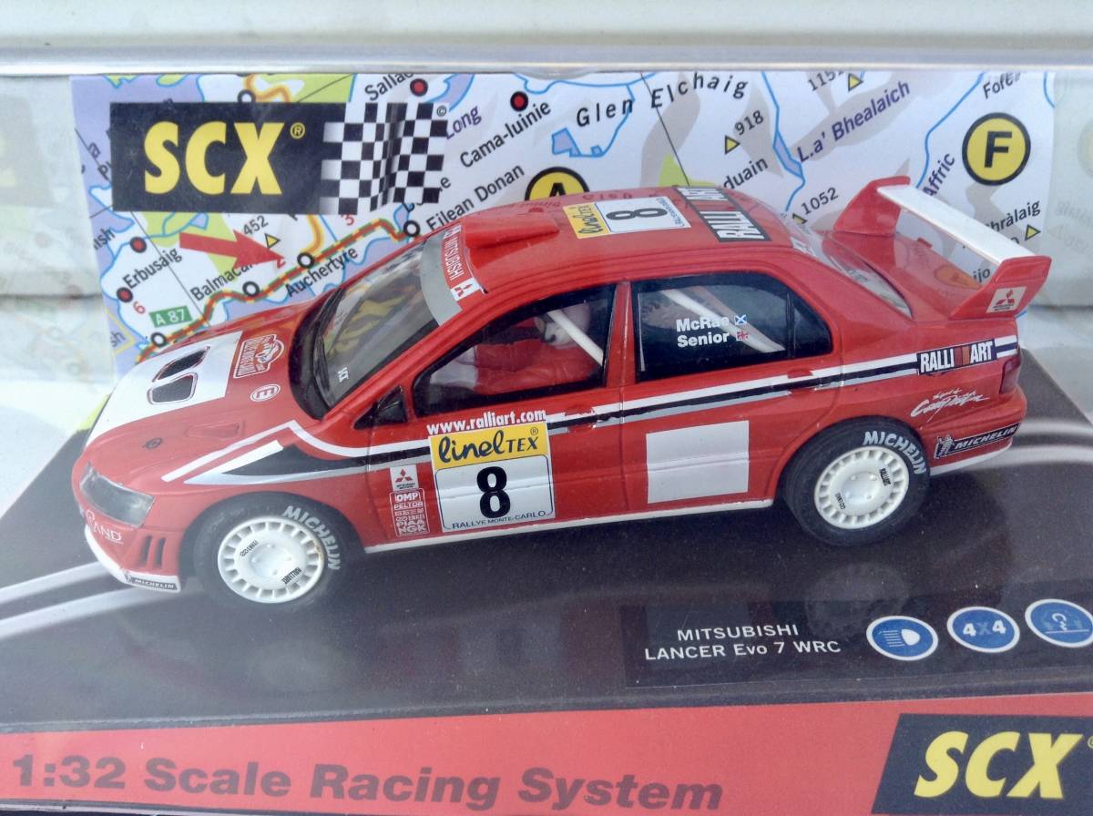 ★TECNI-TOYS//SCX//WRC Mitubishi Lanser EV07 スロットカー 1/32/三菱ランサー EV07 ・ 未使用品・保管品・１円スタート！格安！！★の画像1