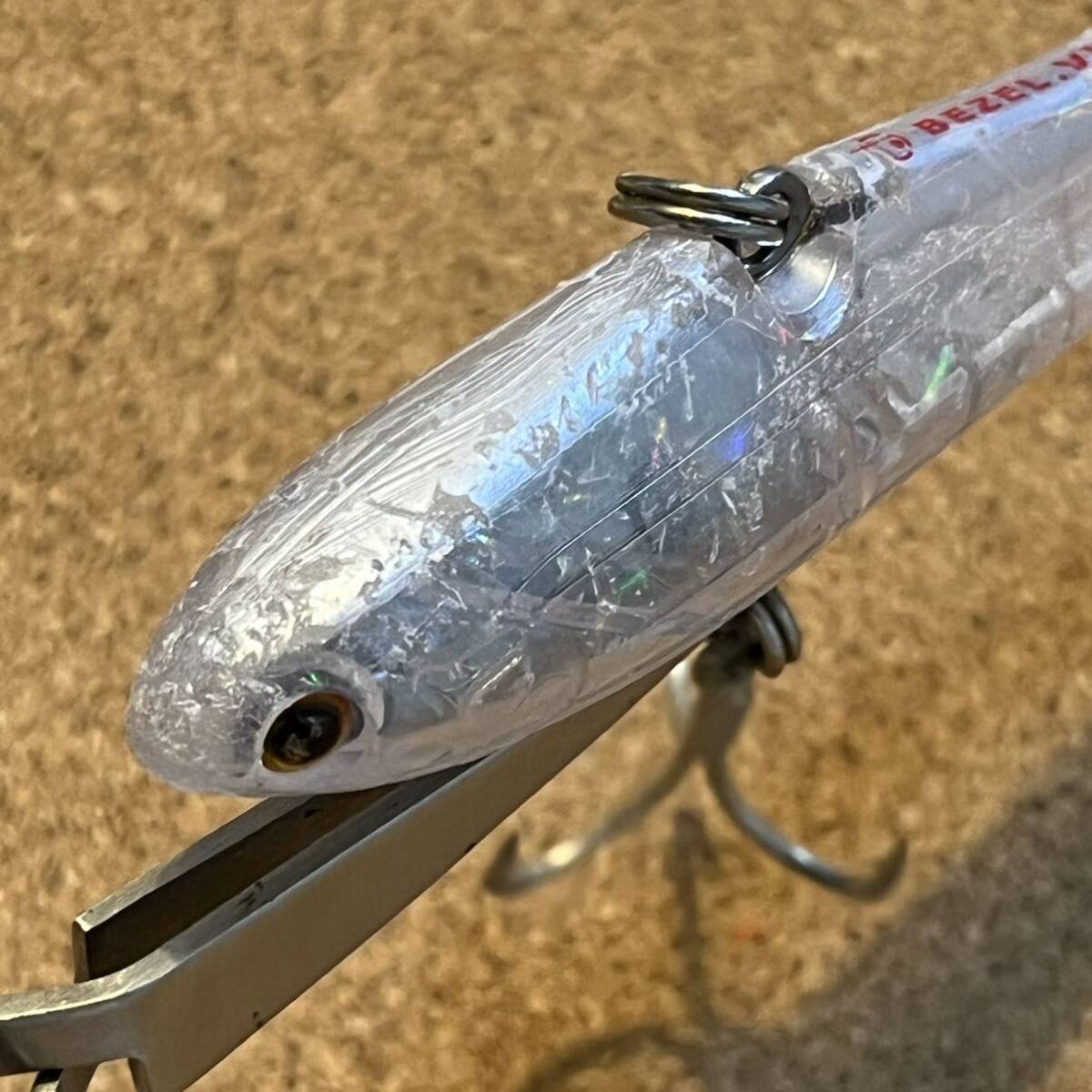 タックルハウス コンタクト ベゼルバイブ CBV45 AHクリア TACKLEHOUSE CONTACT BEZEL.VIB 105mm 45g 青物_画像9