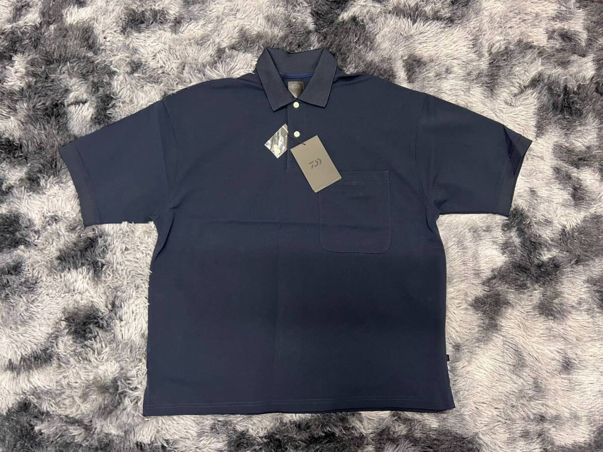 【1スタ】新品未使用 定価15,400円 Size XL DAIWA PIER39 23SS TECH POLO SHIRTS S/S ポロシャツ ダイワ ピア39 BE-32023 DARK NAVYの画像2