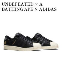 新品本物 希少品 JP26.5cm ADIDAS x A BATHING APE x UNDFTD Superstar 80s スーパースター80V カモフラ柄 ローカットスニーカーの画像1