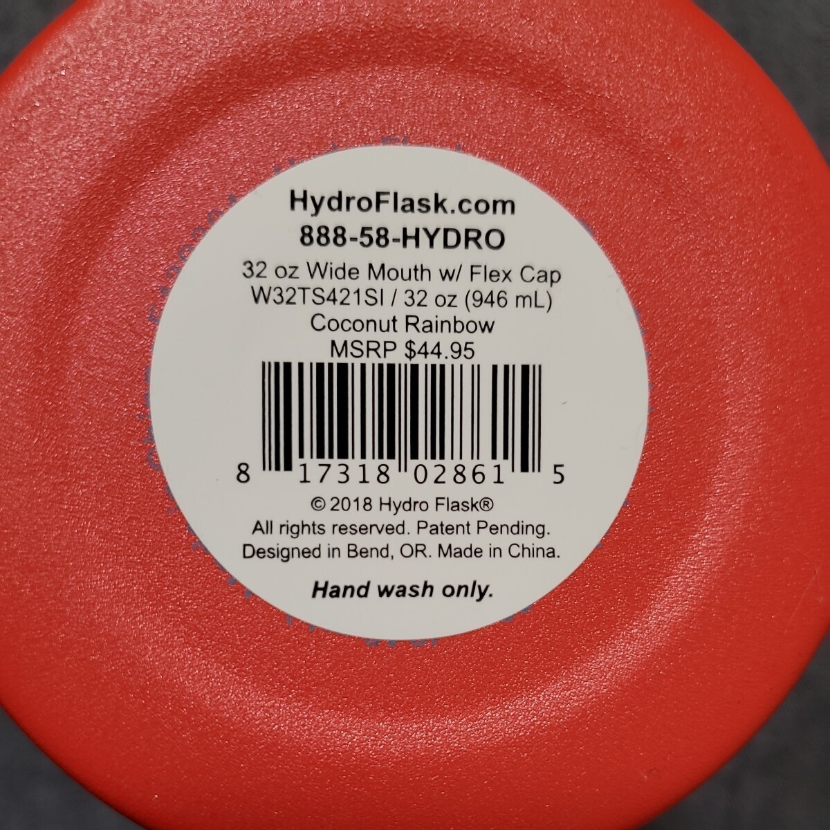 ハイドロフラスクHYDROFLASK 32oz ハワイ限定カラー 水筒 の画像2
