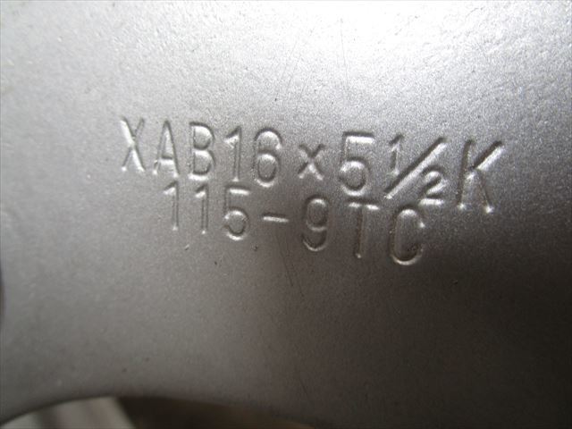 送料無料　三菱　キャンター　TOPY　XAB16×5.5K　115-9TC　5穴　両面再塗装　1本_画像4