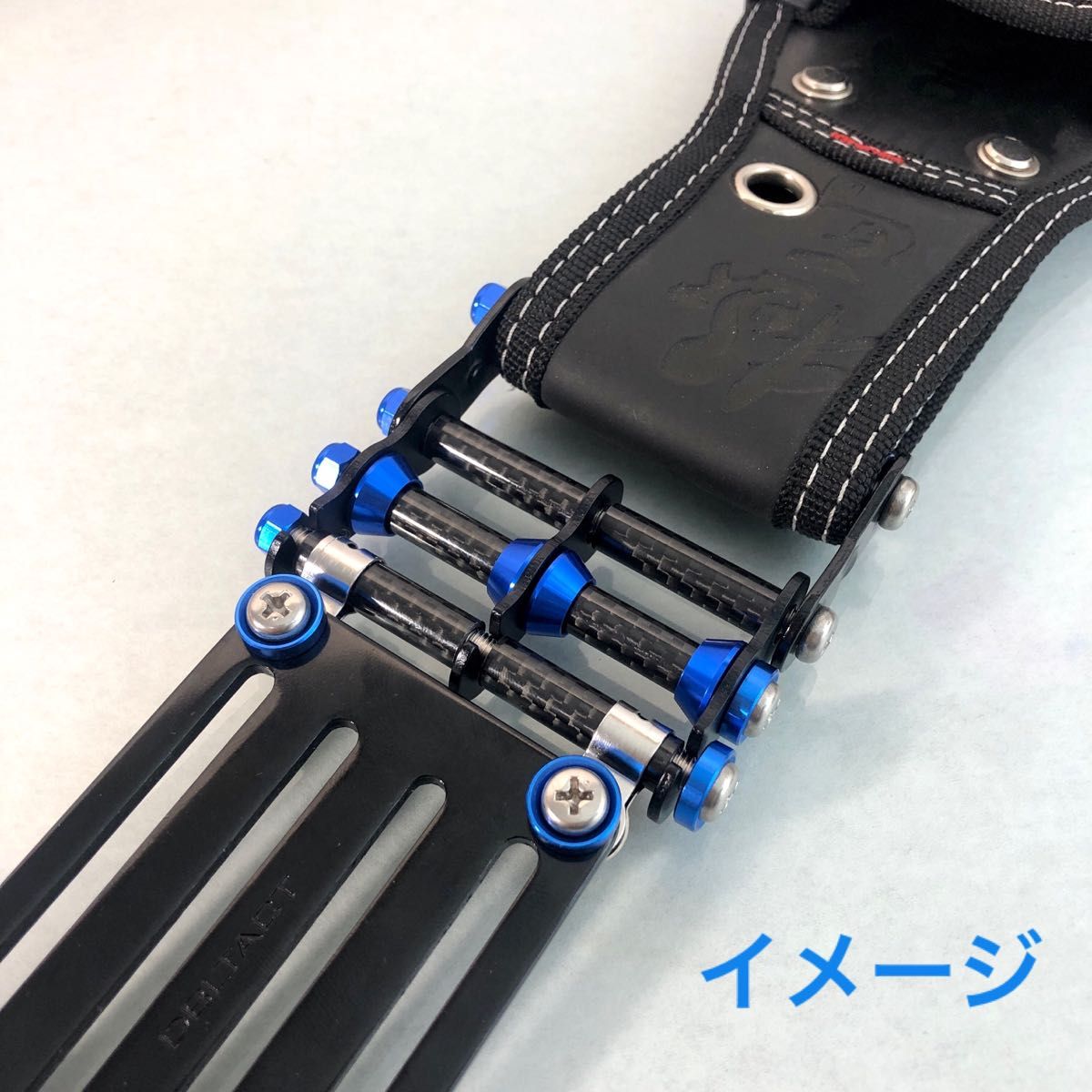 ニックス風 腰道具ダブルタクトD環止めチェーン受け金具浅型 ニックス風 腰道具ダブルタクトD環止めチェーン受け金具浅型