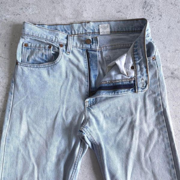 【リーバイス Levi's 505】希少 90s USA製 アメリカ製　メンズ　W31 36 デニム ジーンズ　ジーパン　ブリーチデニム　_画像3