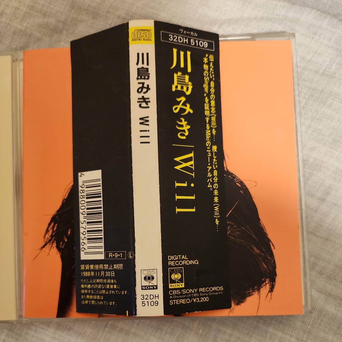 ☆ 川島みき will 旧規格帯付 税表記無し 川嶋みき 川島だりあ feel so bad フィール ソー CD バッドの画像2