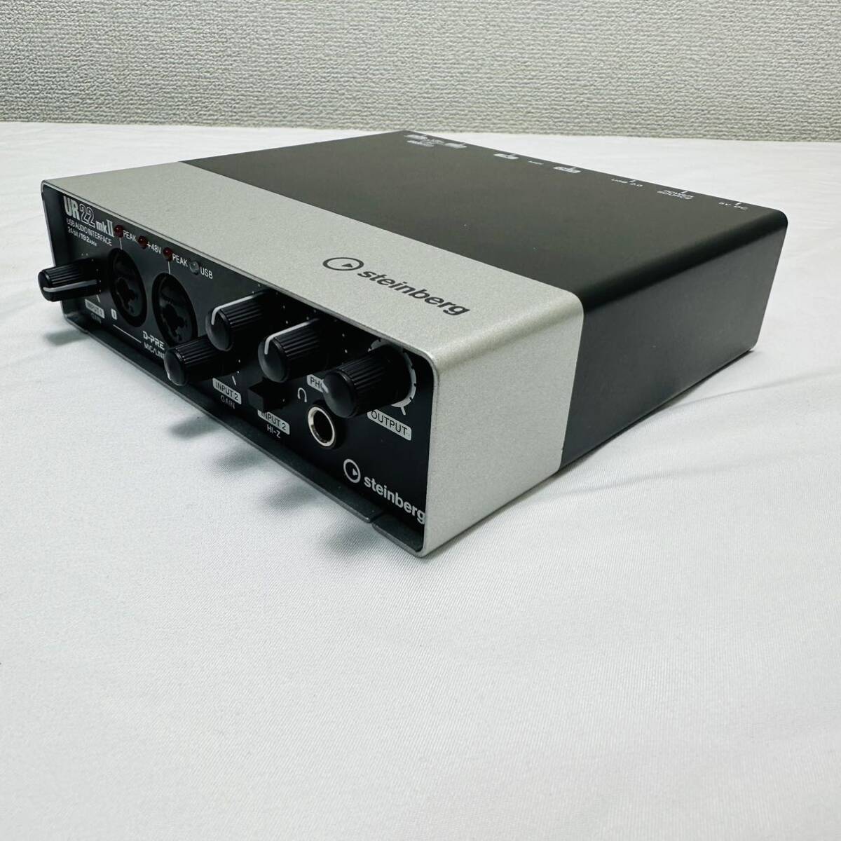Steinberg スタインバーグ オーディオ インターフェース UR22 mk2 mkII 2x2 USB2.0 24bit/192kHz DTM 通電OKの画像3