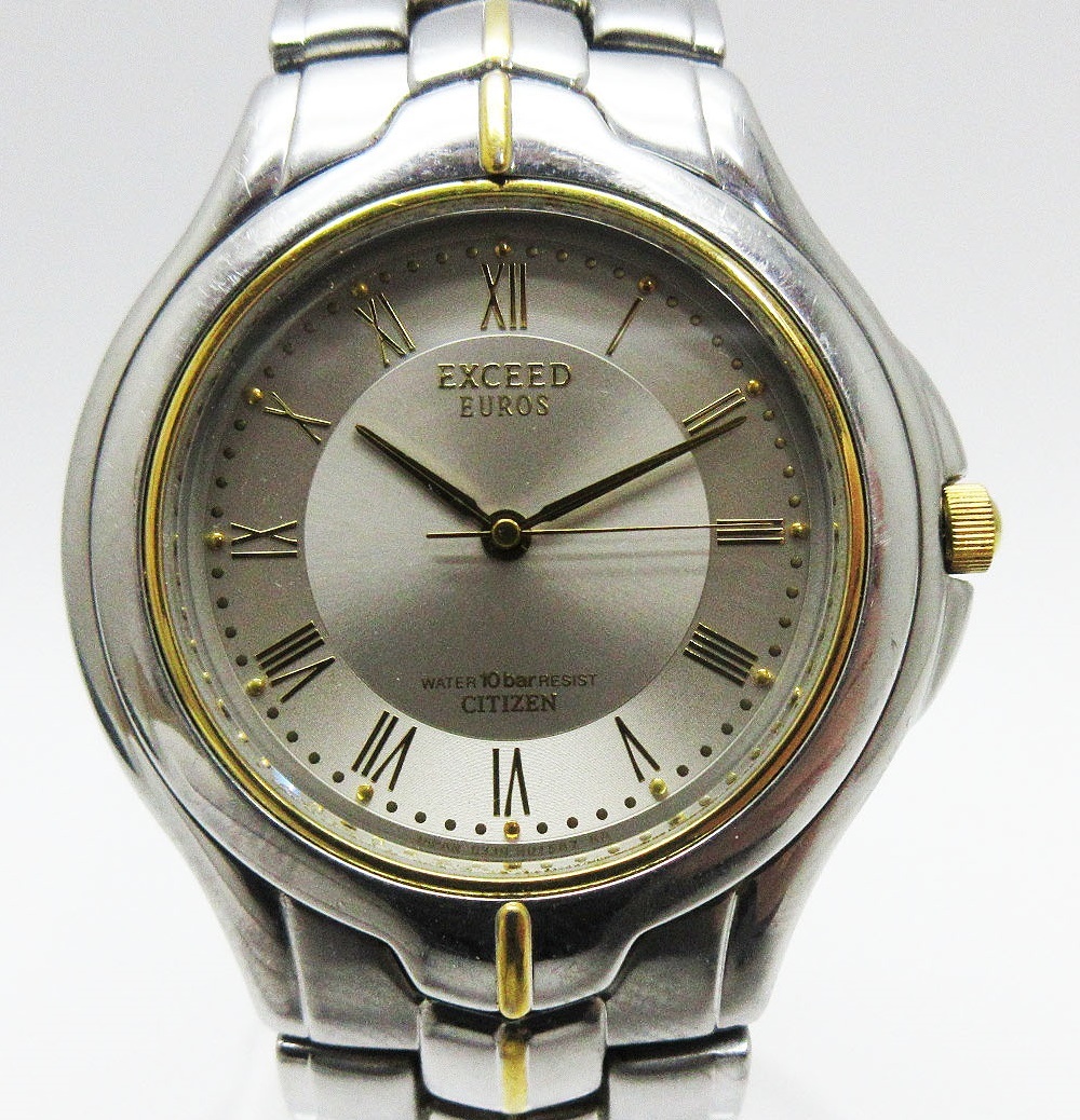 KM-4145《腕時計》CITIZEN EXCEED EUROS/シチズン エクシード ユーロス★0330-H00150★クォーツ 3針 アナログ★の画像1