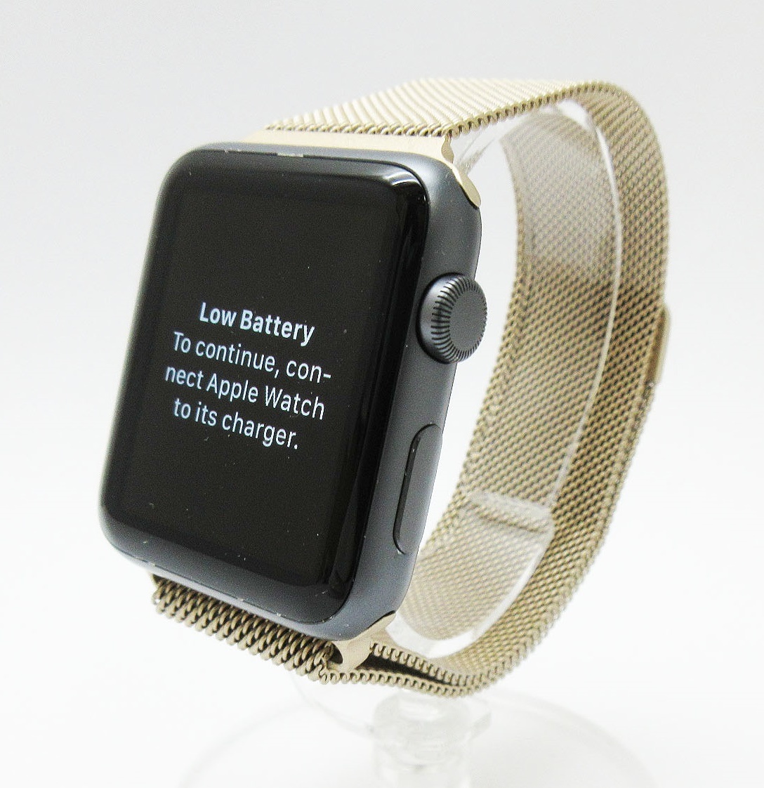 GN-2451《Apple Watch》A1803★スマートウォッチ アップルウォッチ★Series1 42mm★アルミニウムケース★通電確認OK★_画像1