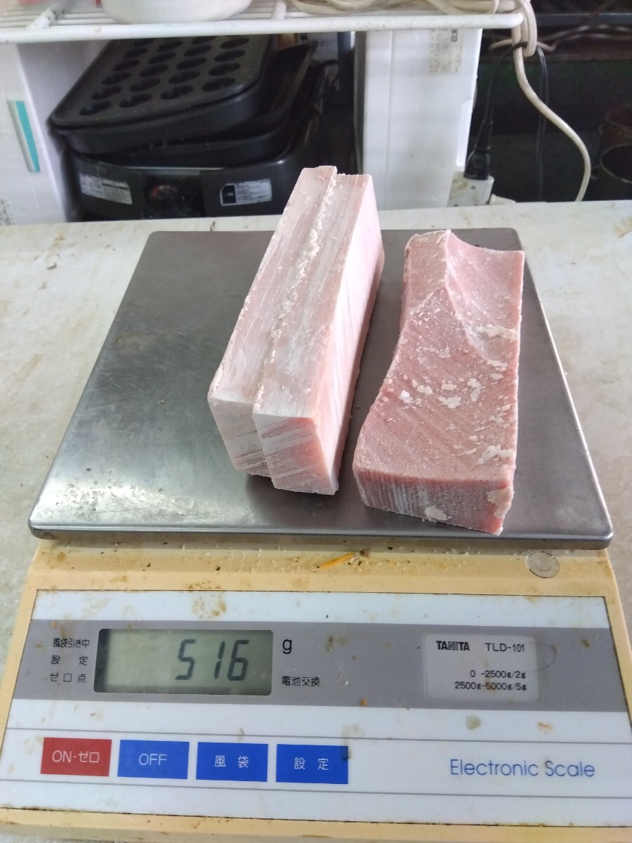  chopsticks tuna indefinite ..500g rom and rear (before and after) ( lean )