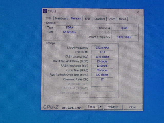 メモリ サーバーパソコン用 Micron DDR4-2933 (PC4-23400) ECC Registered 16GBx4枚 合計64GB 起動確認済です MTA18ASF2G72PZ-2G9E1TI _画像4
