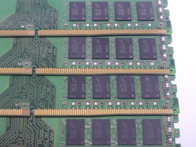 メモリ デスクトップパソコン用 Kingston Micronチップ DDR4-2666 PC4-21300 8GBx4枚 合計32GB 起動確認済みですの画像3