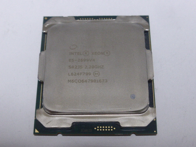 INTEL Server for CPU XEON E5-2699v4 22 core 44s red 2.20GHZ SR2JS FCLGA2011-3 CPU only start-up verification is settled 