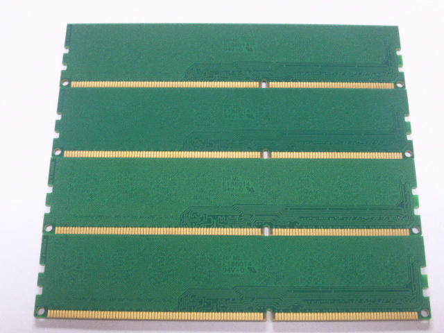 メモリ デスクトップパソコン用 SanMax 1.5V DDR3-1600 PC3-12800 4GBx4枚 合計16GB 起動確認済みですが一応ジャンク品扱いですの画像4