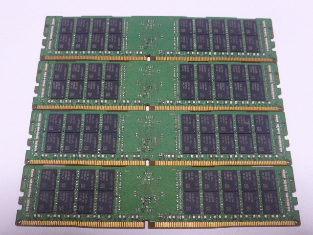 メモリ サーバーパソコン用 Samsung PC4-19200T(DDR4-2400T) ECC Registered 32GBx4枚合計128GB 起動確認済です M393A4K40CB1-CRC4Q①の画像3