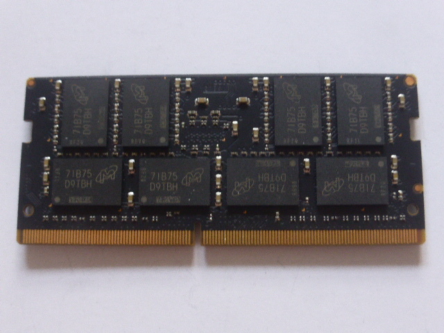 メモリ ノートパソコン用 1.20V Micron DDR4-2400 PC4-19200 16GB 起動確認済みですの画像2