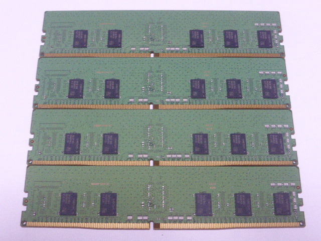 メモリ サーバーパソコン用 Samsung PC4-25600(DDR4-3200) ECC Registered 8GBx4枚合計32GB 起動確認済です M393A1K43DB2-CWEGY_画像3