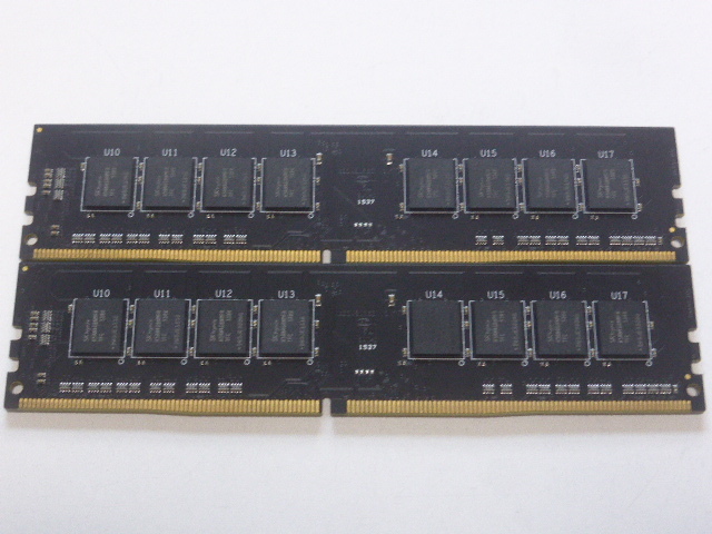 メモリ デスクトップパソコン用 Team SK hynixチップ DDR4-2133 PC4-17000 8GBx2枚 合計16GB 起動確認済みです TED48GM2133C15BKの画像3