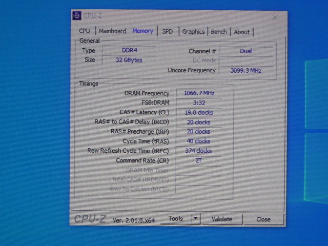 メモリ デスクトップパソコン用 Crucial DDR4-2666 PC4-21300 16GBx2枚 合計32GB 起動確認済みですの画像4