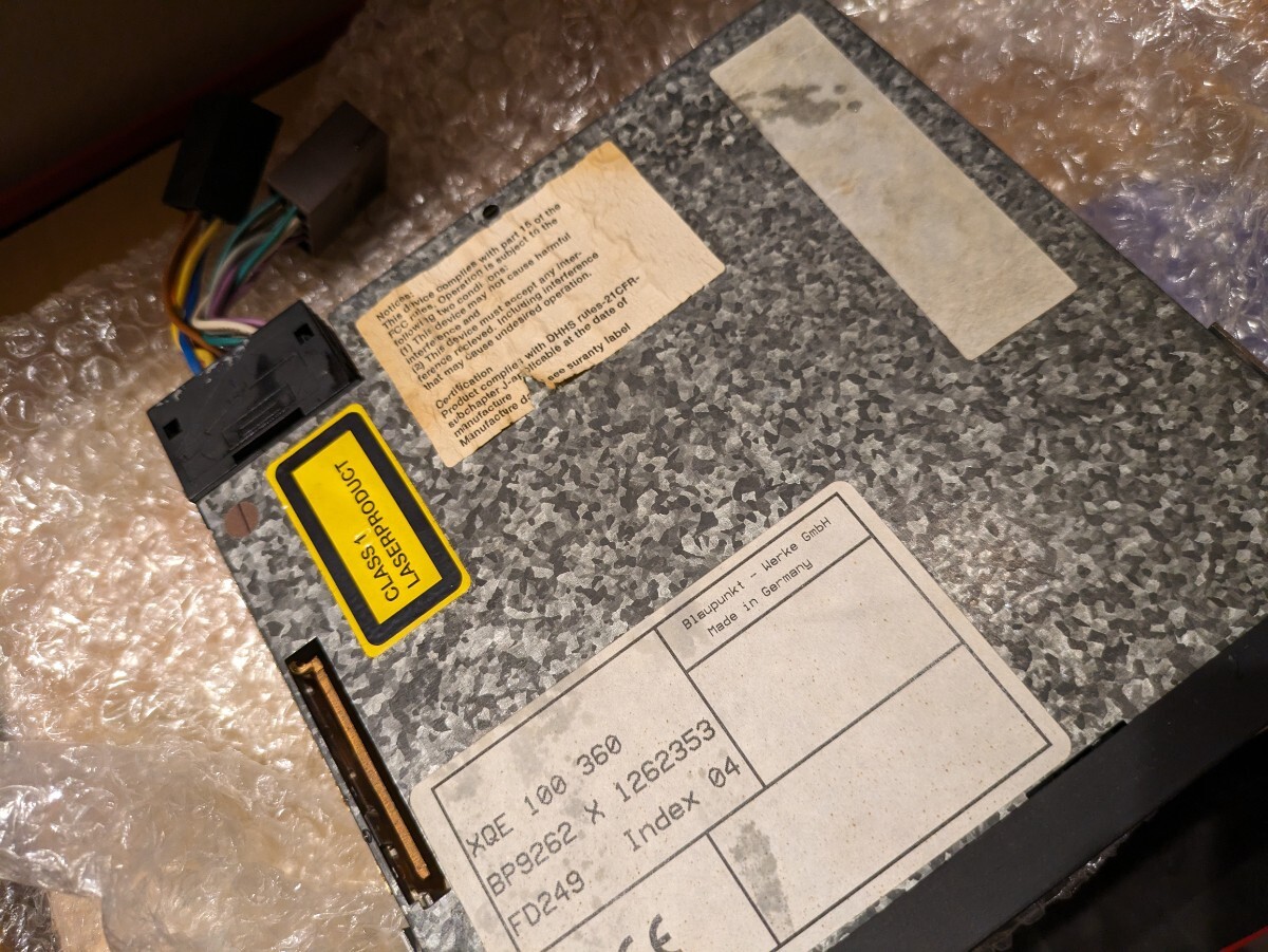 ローバーミニ 純正品 当時物 希少品 CDプレーヤー 40周年記念 オーディオデッキの画像2