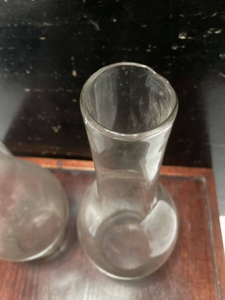 オイルランプ ホヤ瓶 2個の画像2