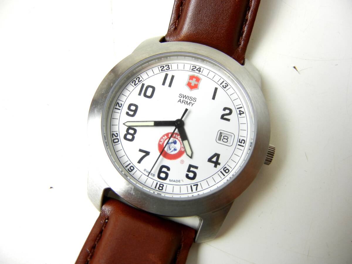 稼働品◇ビクトリノックス スイスアーミー arm & hammer 腕時計の画像1