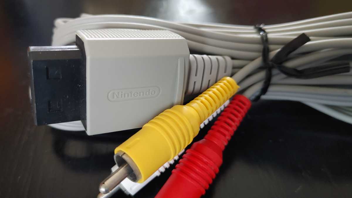 [ beautiful goods ]Wii/Wii U for AV cable RVL-009 NINTENDO nintendo original AV code 