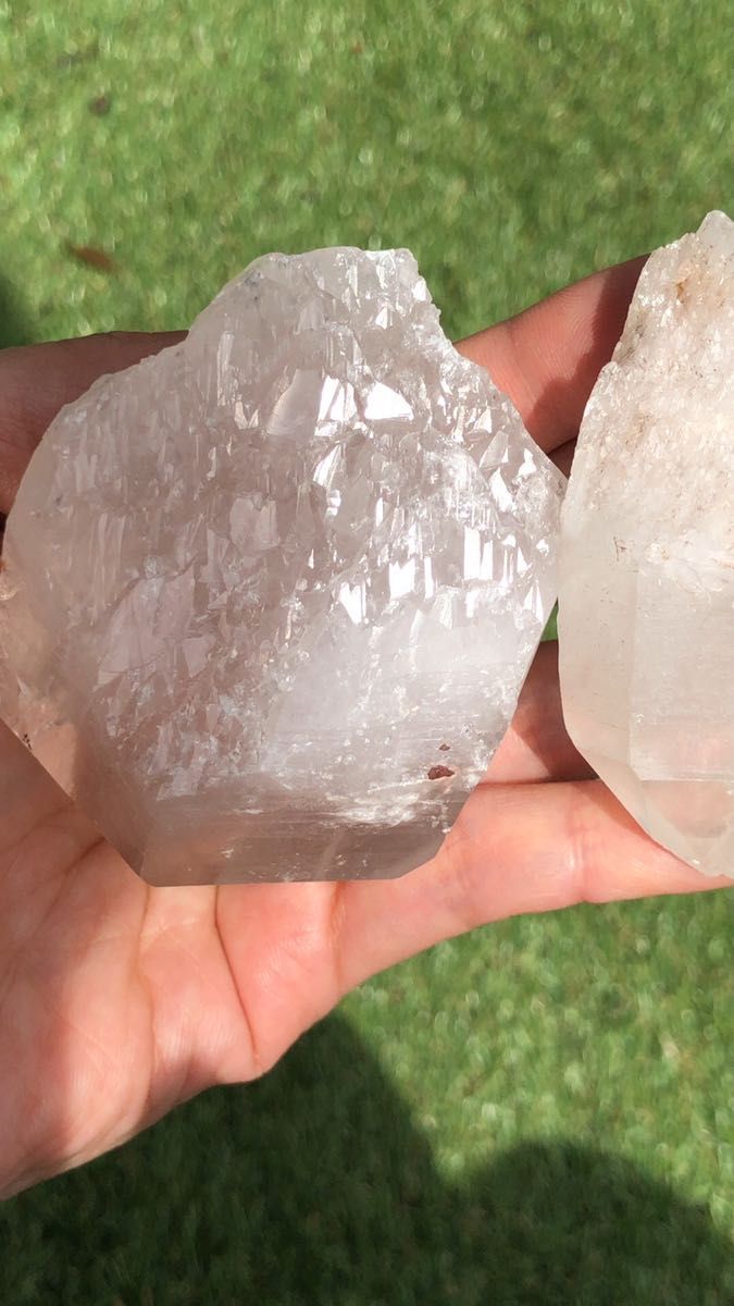 セルフヒールド マニカラン水晶 2点セット