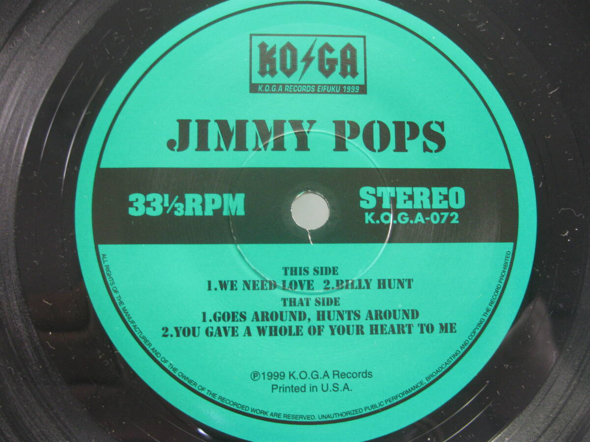 【EP】 JIMMY POPS／Love Hunt ep 1999．の画像3