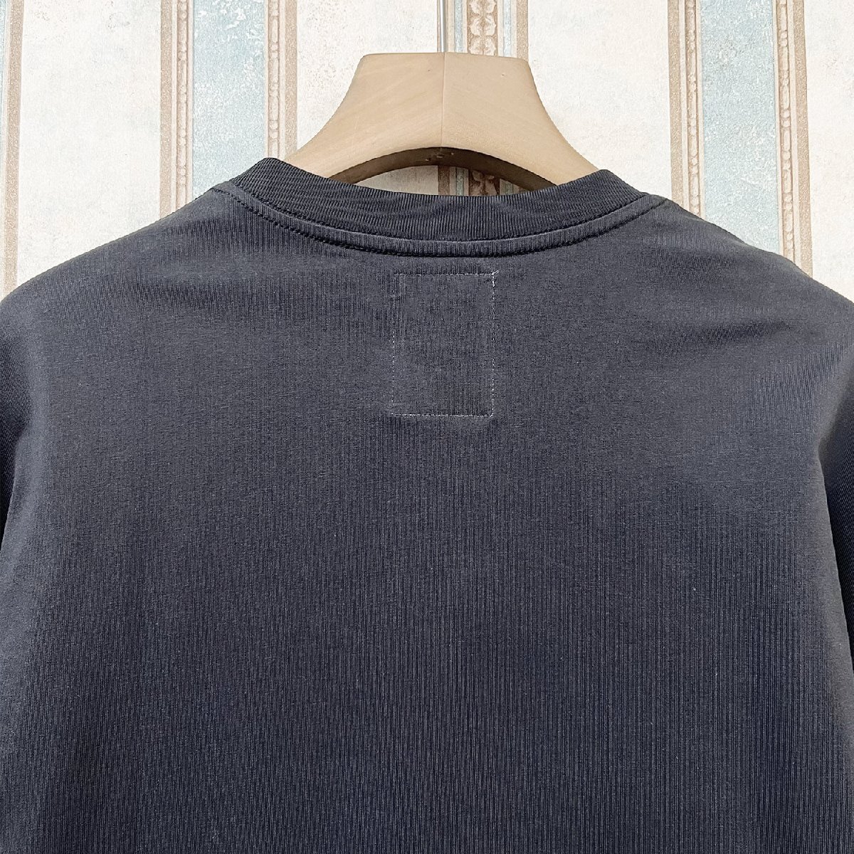 高級 定価2万 FRANKLIN MUSK・アメリカ・ニューヨーク発 半袖Tシャツ コットン100％ 吸汗通気 薄手 英字 シンプル カットソー 男女兼用 2XLの画像4
