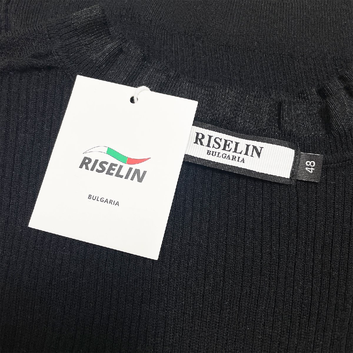 最高級ヨーロッパ製※定価2万◆ブルガリア発※RISELIN タンクトップ 薄手 レース 透かし ニット トップス 着痩せ レディース 夏 XL/50_画像8