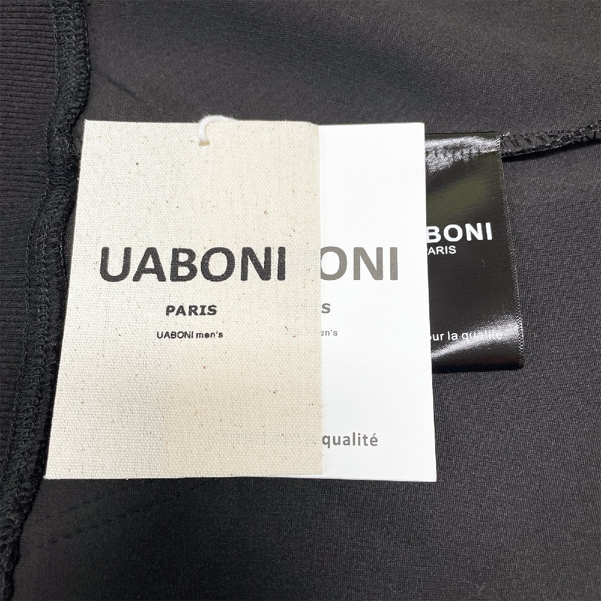 高級EU製＆定価4万◆UABONI*Paris*トレーナー*ユアボニ*パリ発◆綿100％ 長袖 吸汗 通気性 和風 夕日 スウェット ストリート 秋冬 M/46_画像8