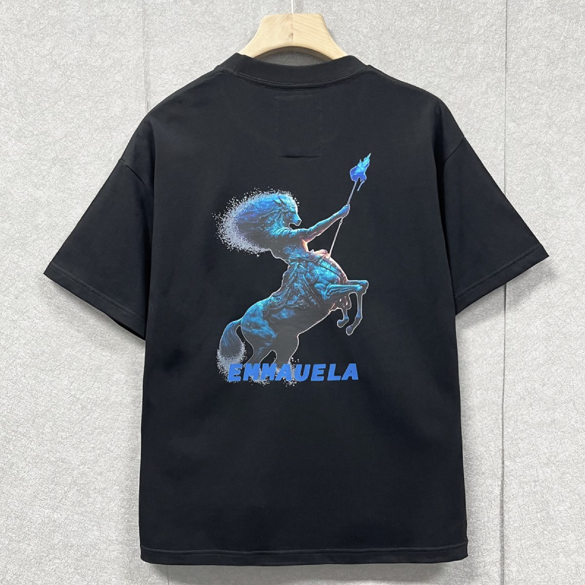 個性・Tシャツ 定価2万◆Emmauela・イタリア・ミラノ発◆人気 快適 薄手 ゆったり いて座 ケンタウロス カットソー ユニーク 春夏 L/48の画像1